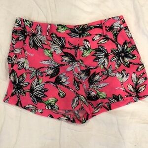 Zoa Floral Shorts Pink Size Small